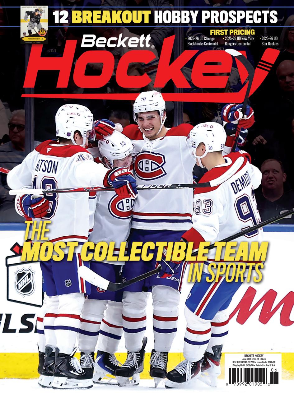 Beckett Hockey June 01, 2026 Issue Cover