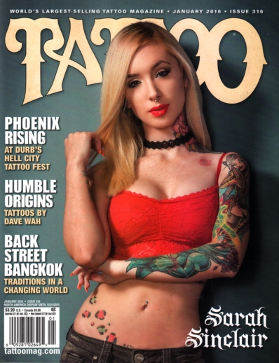 Tattoo January 01, 2016 Issue Cover