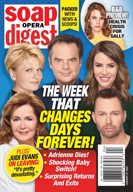 Soap-Opera-Digest January 27, 2020 Issue Cover