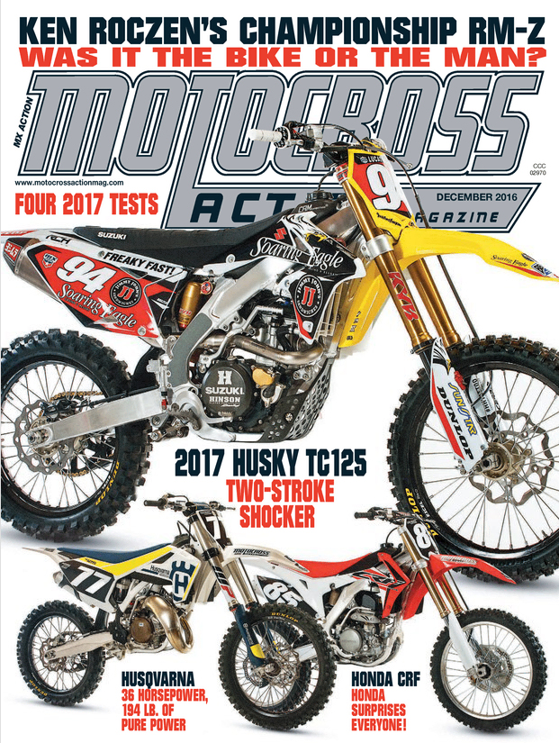 Motocross-Action December 01, 2016 Issue Cover