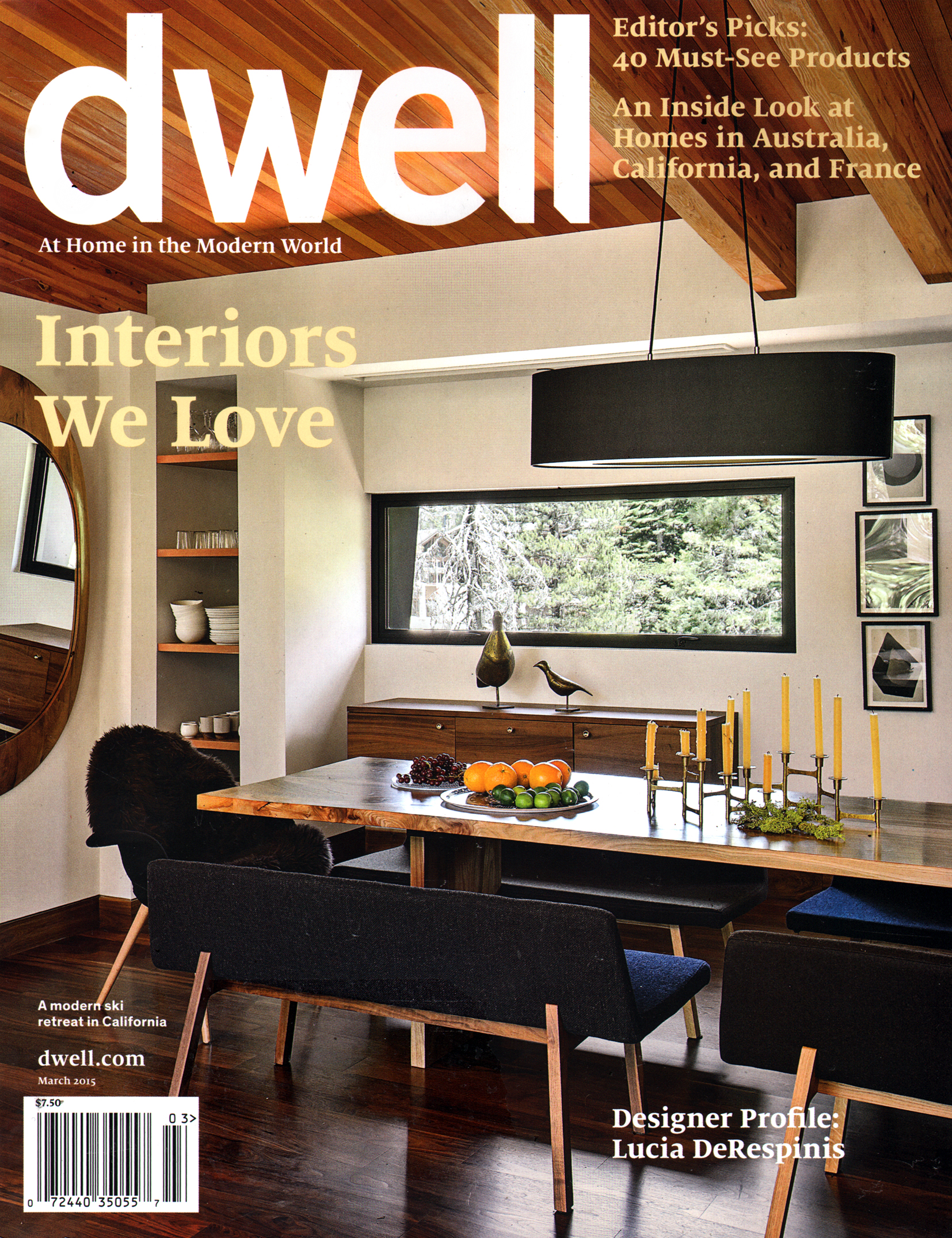Dwell March 01, 2015 Issue Cover