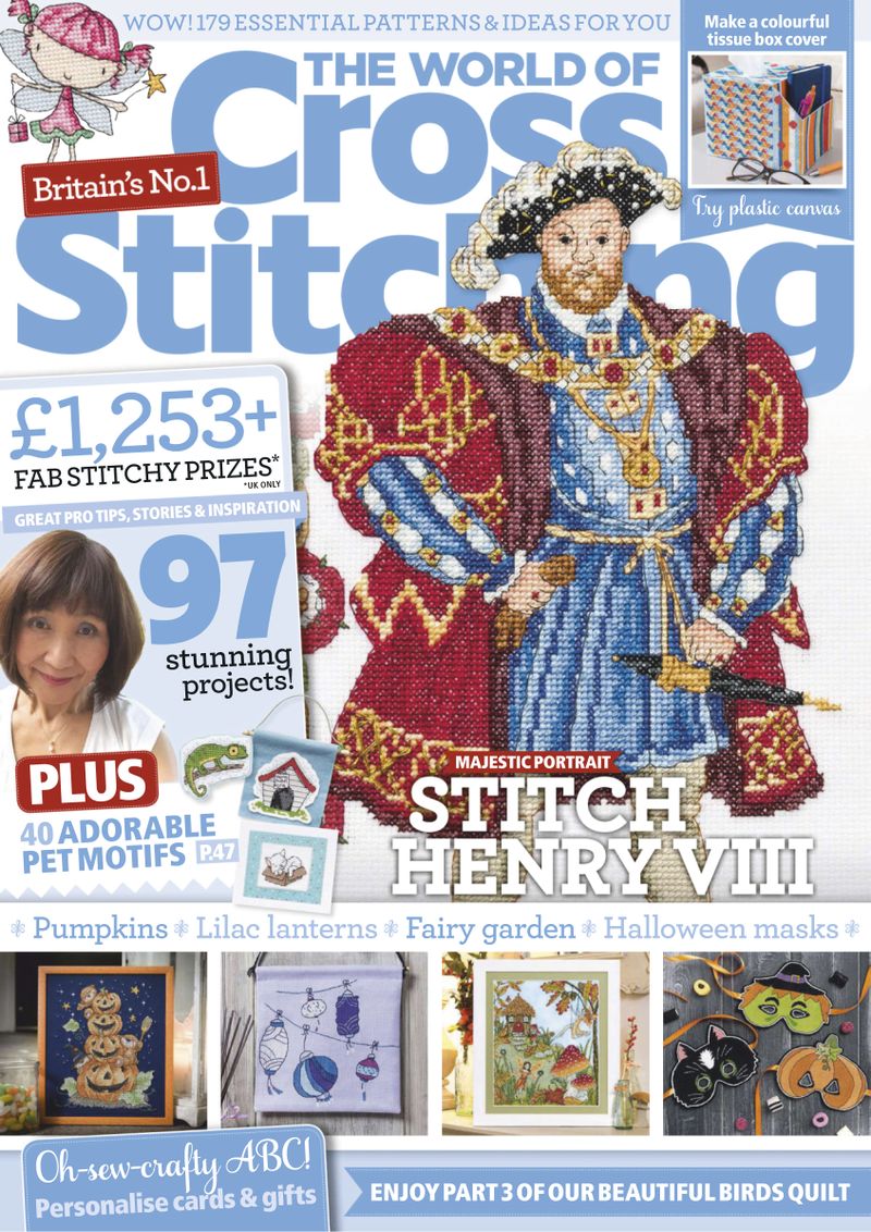 The-World-of-Cross-Stitching October 01, 2019 Issue Cover
