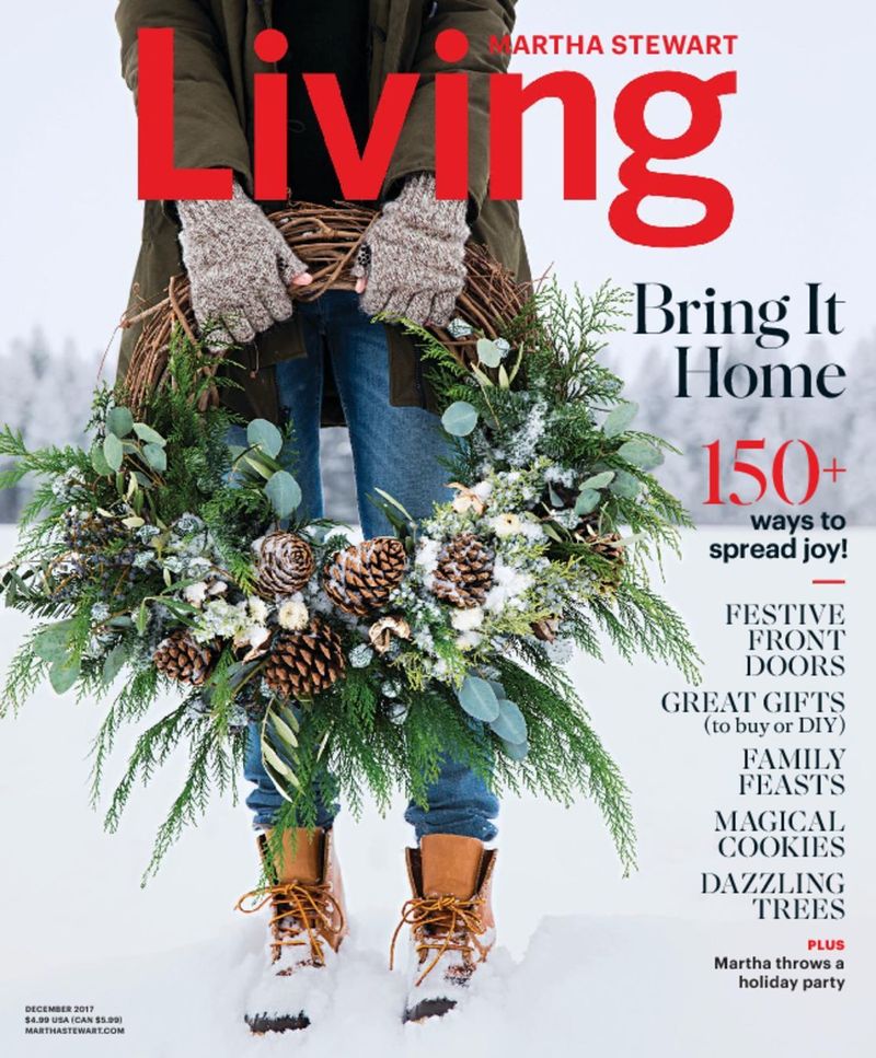 Martha-Stewart-Living December 01, 2017 Issue Cover