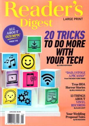 Readers Digest Large Print Magazine Subscription