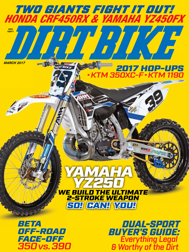 Dirt-Bike March 01, 2017 Issue Cover