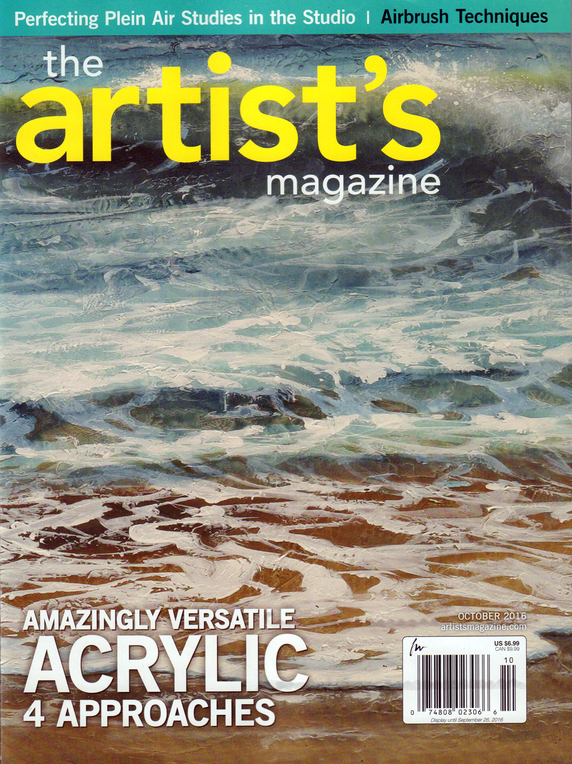 Artists October 01, 2016 Issue Cover