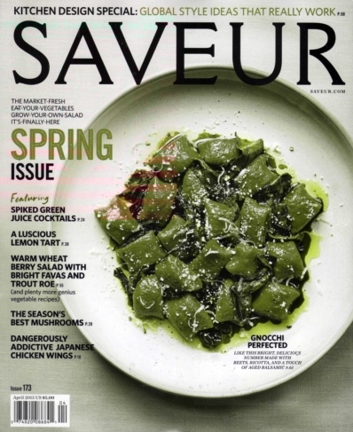 Saveur April 01, 2015 Issue Cover