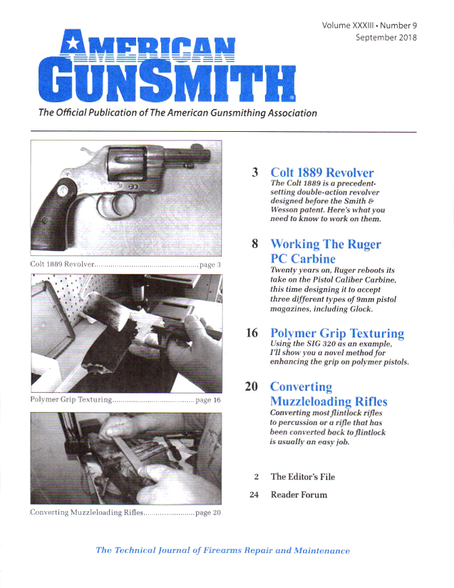 American-Gunsmith September 01, 2018 Issue Cover