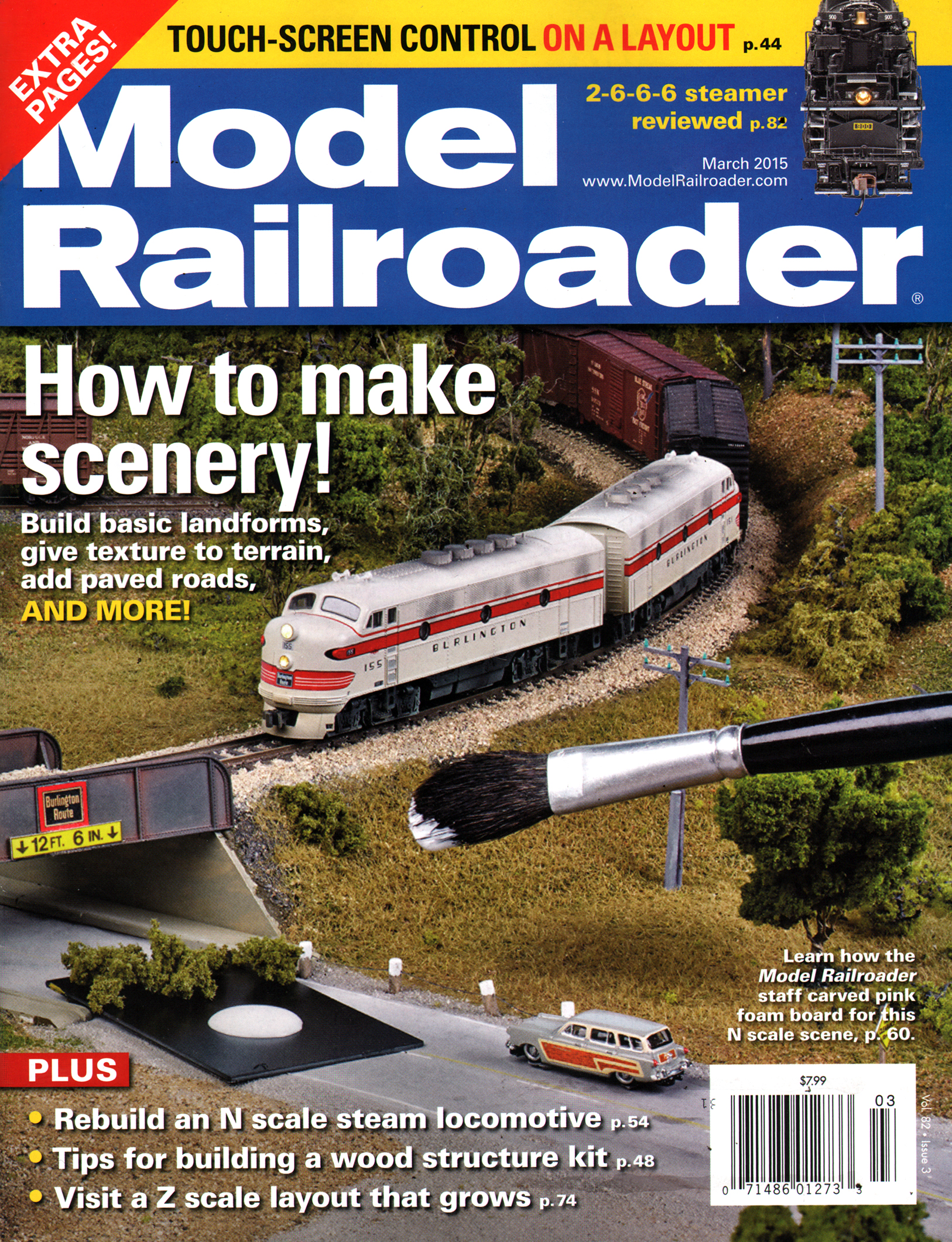 Model-Railroader March 01, 2015 Issue Cover