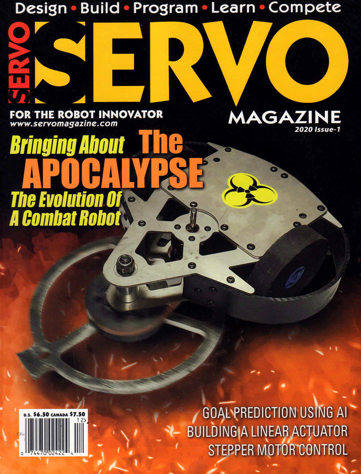 Servo Magazine January 01, 2020 Issue Cover