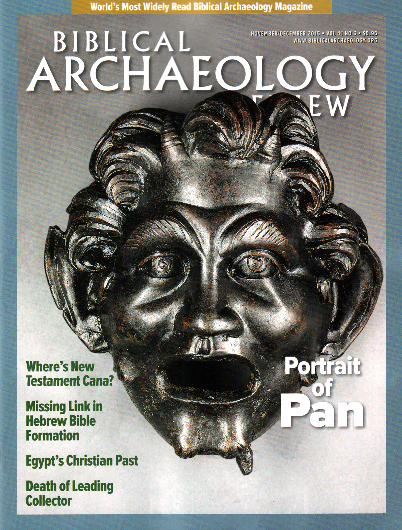 Biblical-Archaeology-Review November 01, 2015 Issue Cover