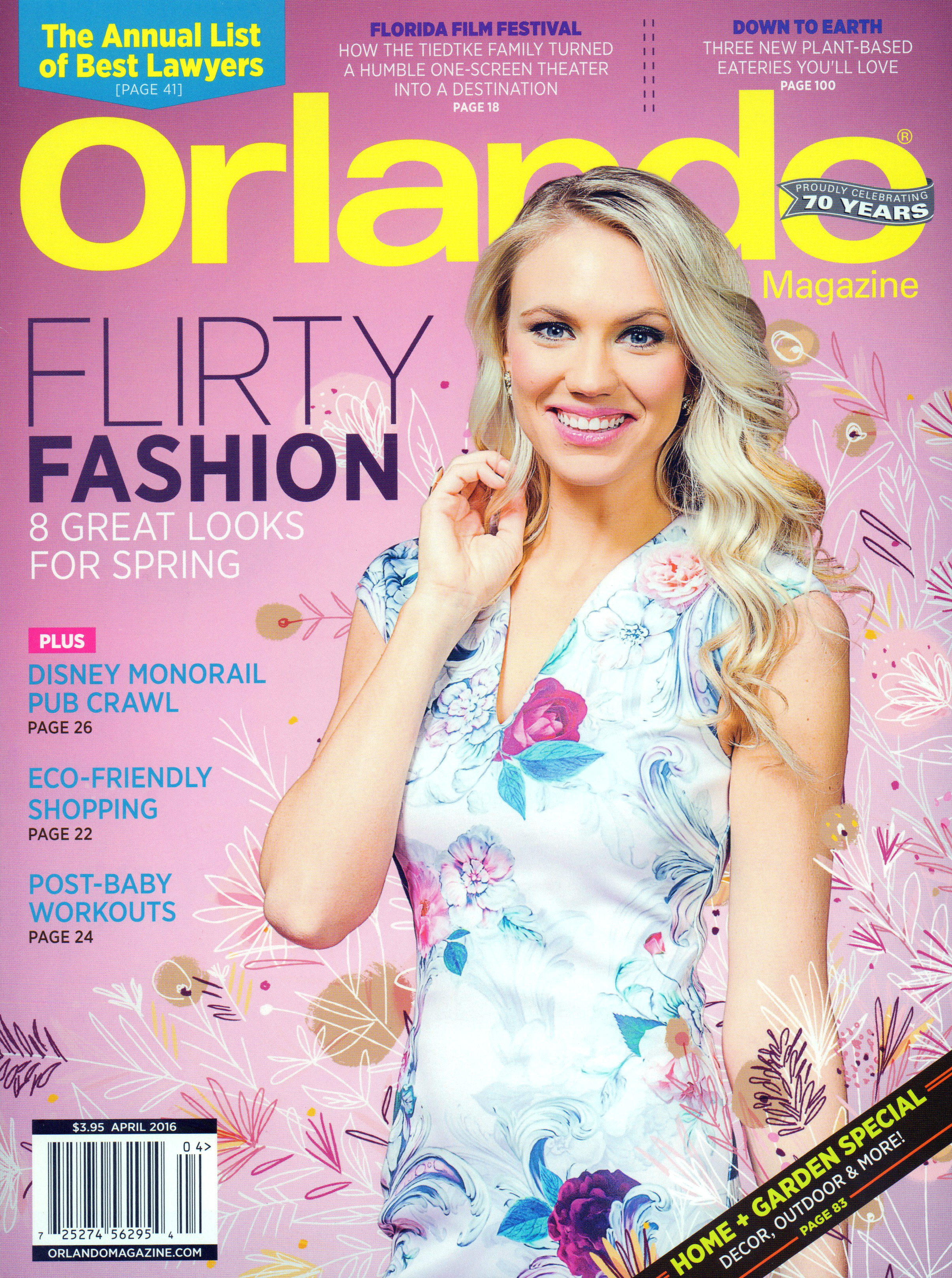 Orlando-Magazine April 01, 2016 Issue Cover