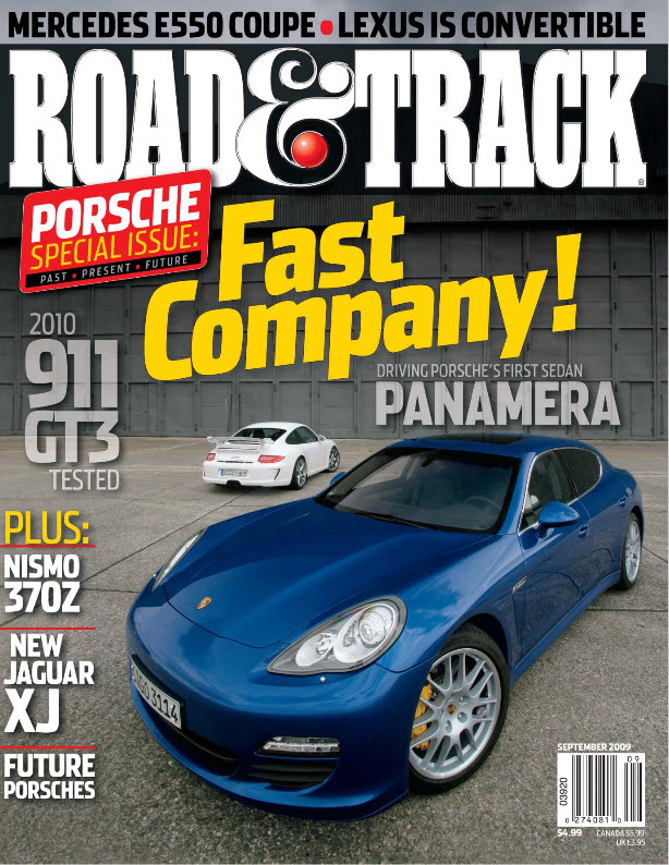 Road-and-Track September 01, 2009 Issue Cover