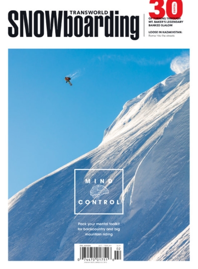Transworld SNOWboarding February 01, 2015 Issue Cover