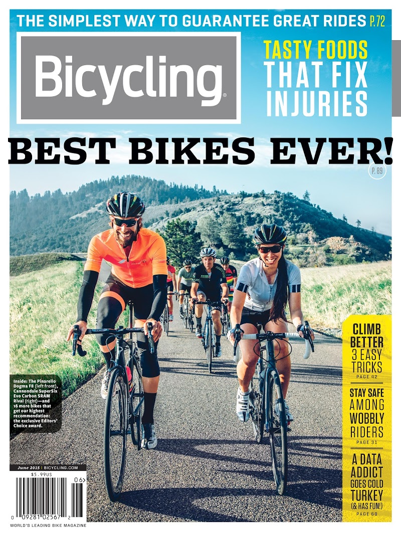 Bicycling June 01, 2015 Issue Cover