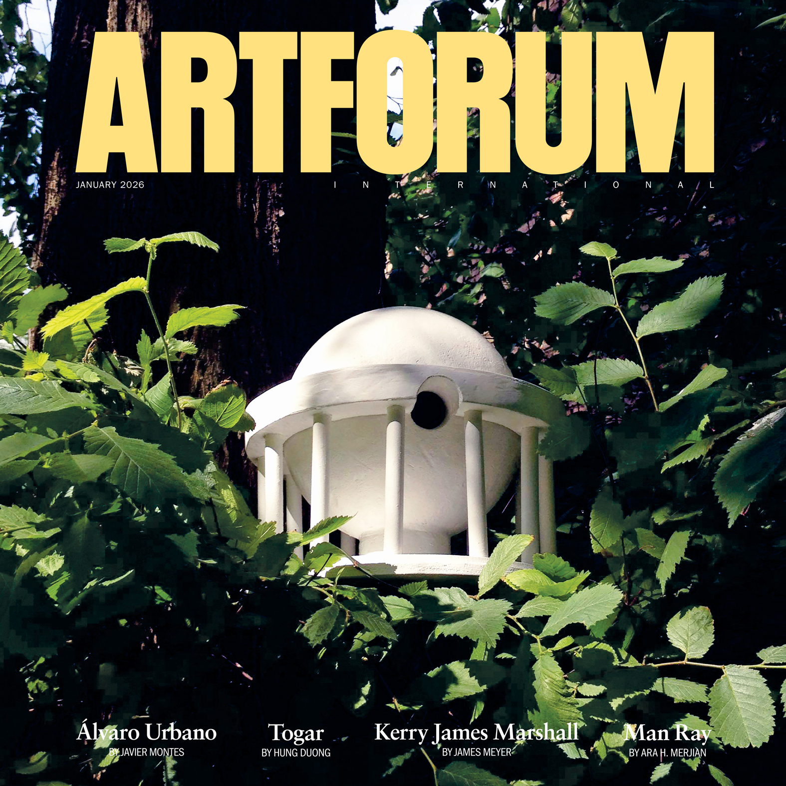Artforum January 01, 2026 Issue Cover