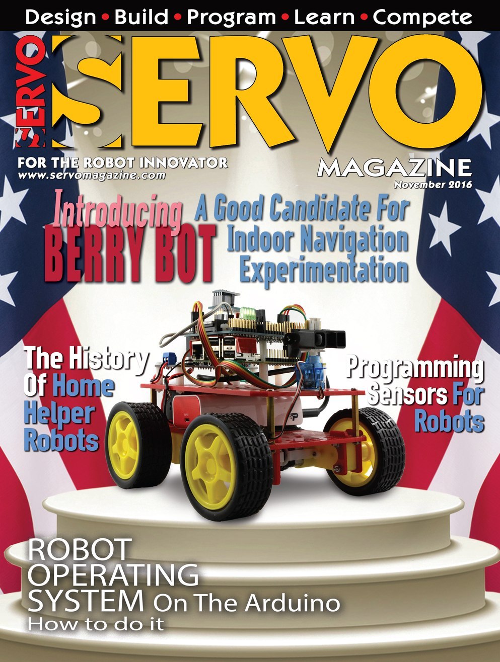 Servo-Magazine November 01, 2016 Issue Cover