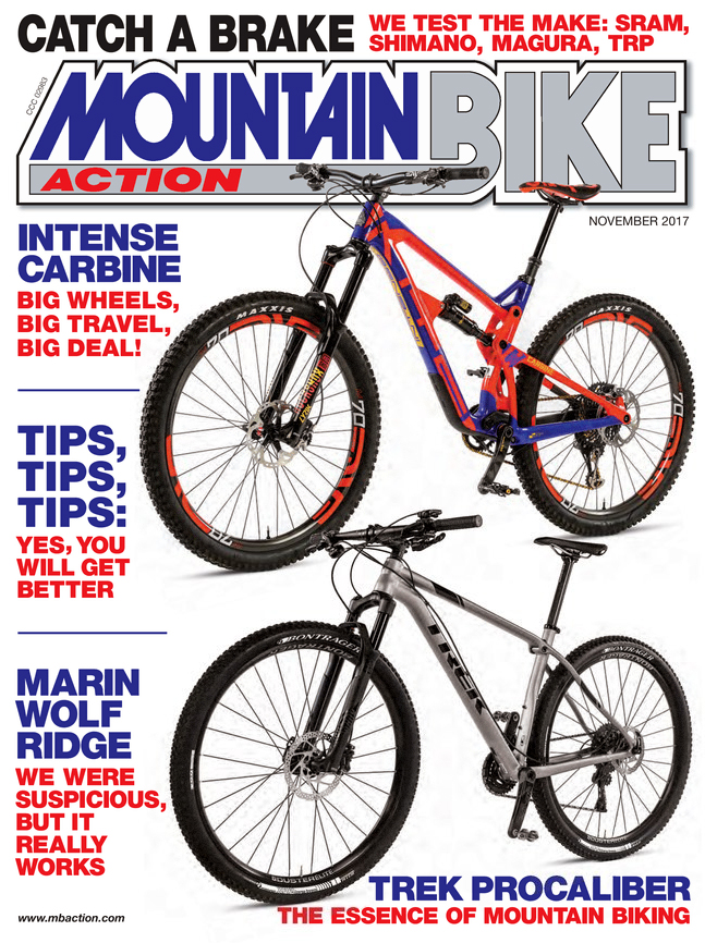 Mountain-Bike-Action November 01, 2017 Issue Cover