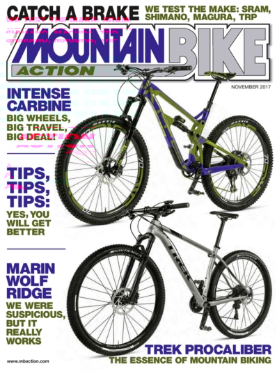 Mountain Bike Action November 01, 2017 Issue Cover