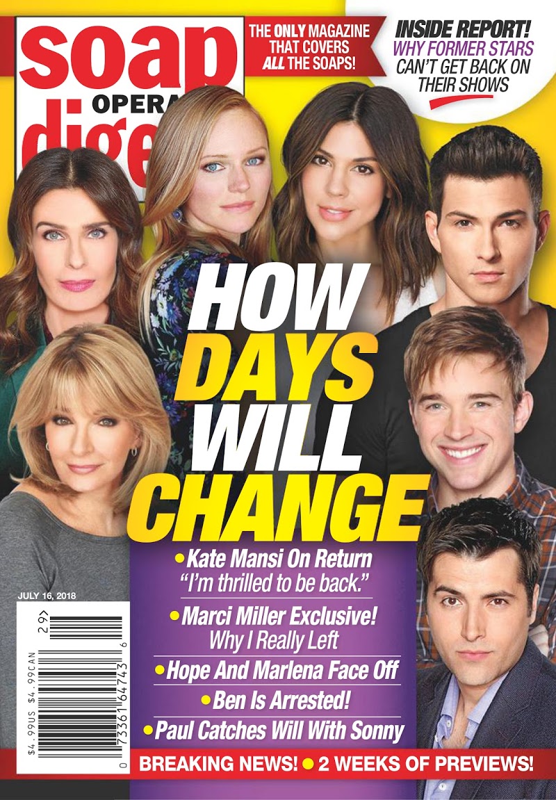 soap-opera-digest July 16, 2018 Issue Cover