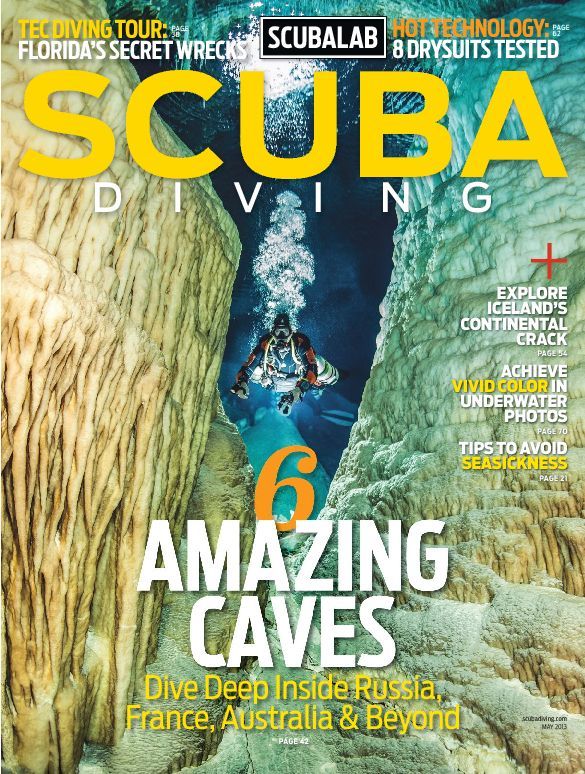 Scuba-Diving May 01, 2013 Issue Cover
