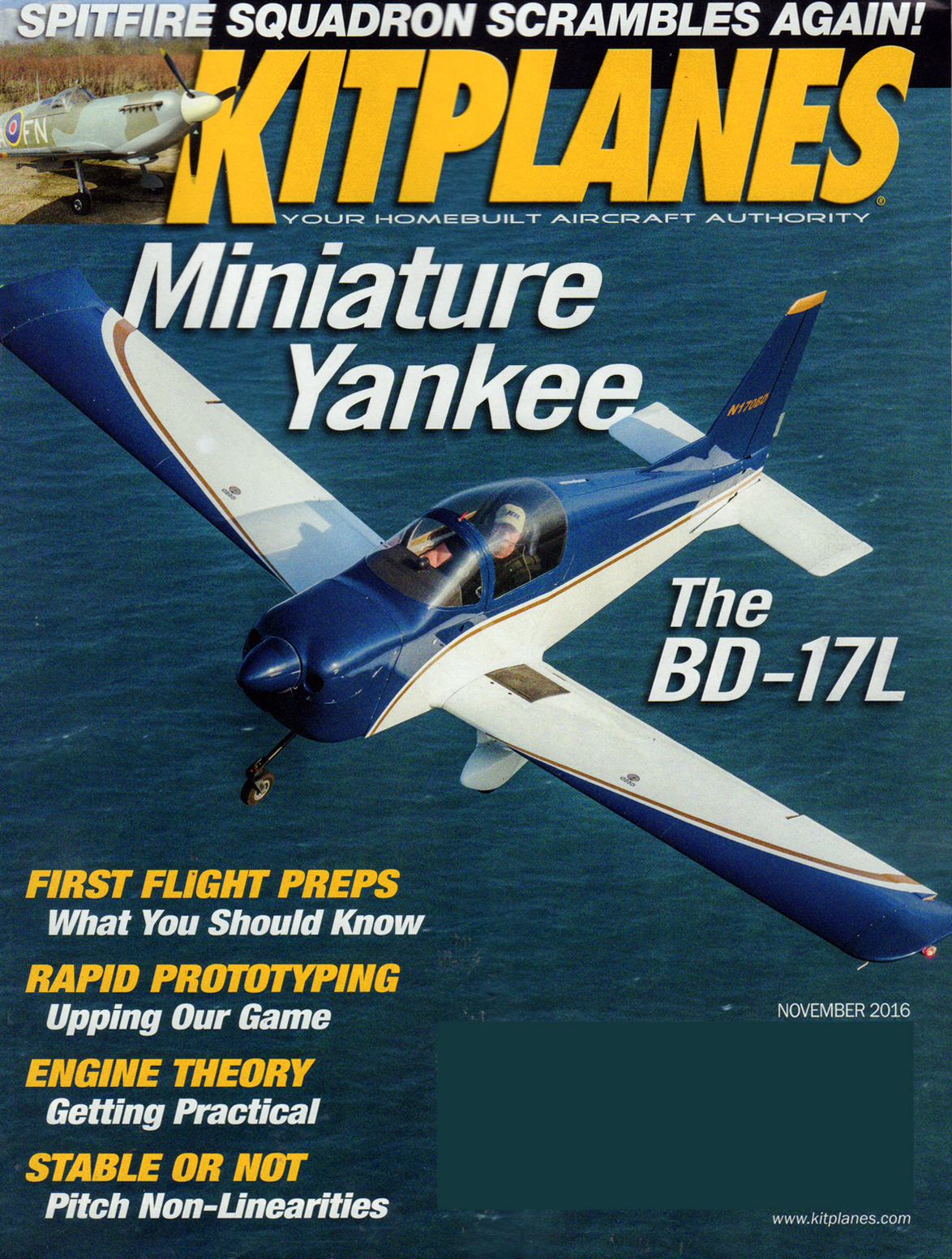 Kit-Planes November 01, 2016 Issue Cover