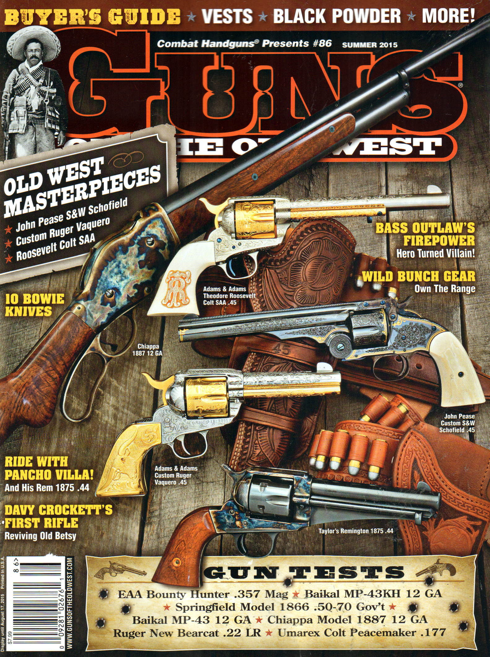 Guns-Of-The-Old-West June 01, 2015 Issue Cover