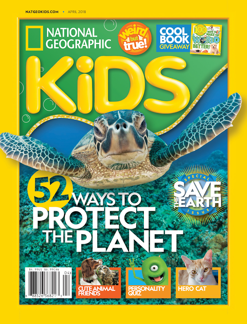 National-Geographic-Kids April 01, 2018 Issue Cover