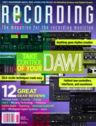 Recording-Magazine June 01, 2017 Issue Cover