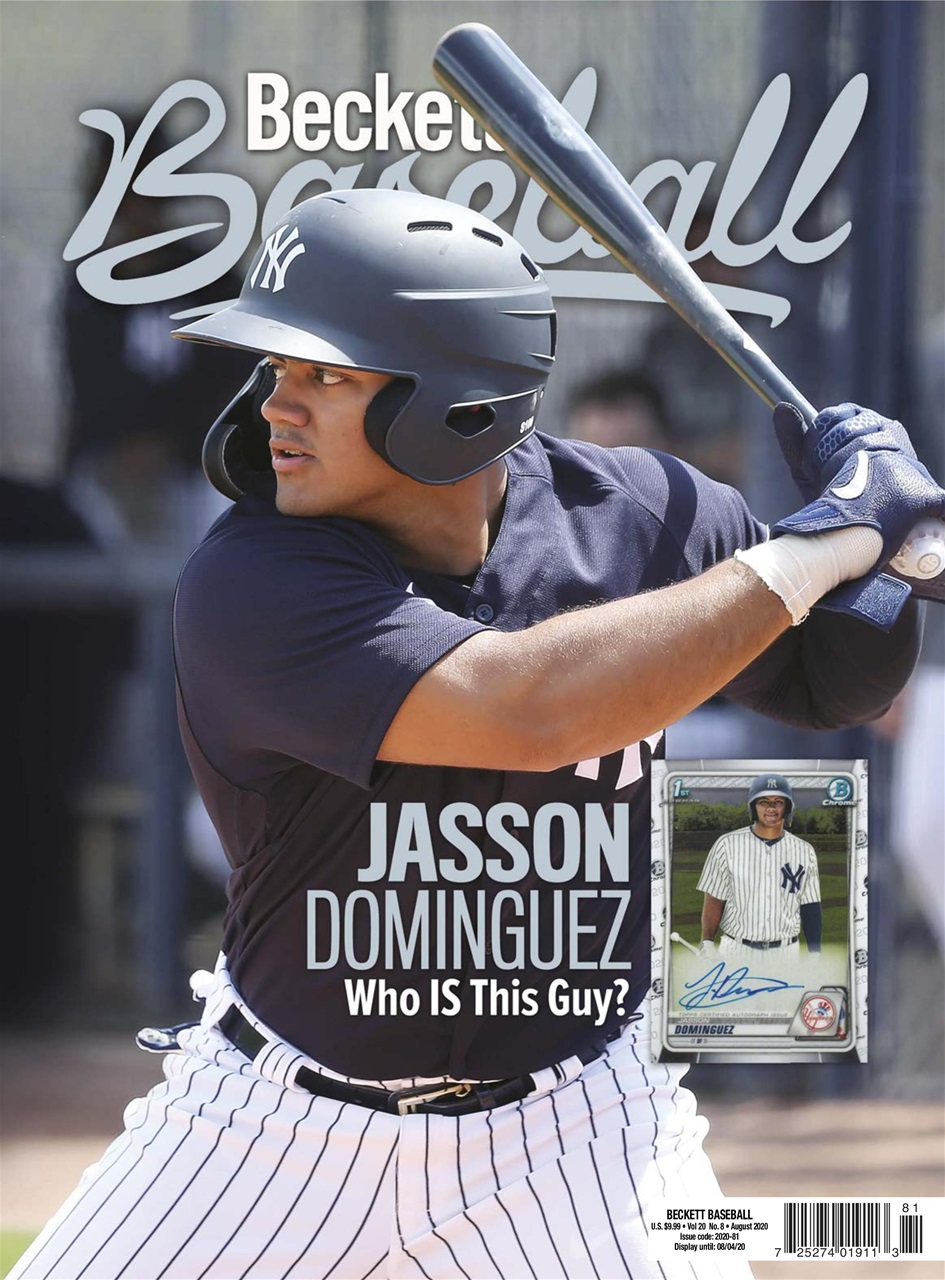 Beckett-Baseball August 01, 2020 Issue Cover