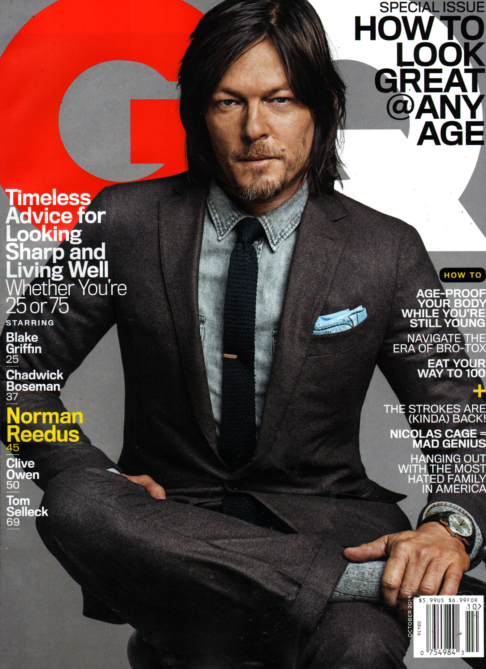 Gentlemens-Quarterly---GQ October 01, 2014 Issue Cover