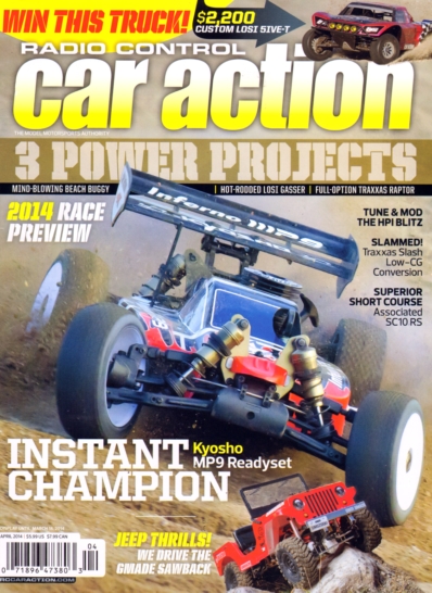 Radio Control Car Action April 01, 2014 Issue Cover