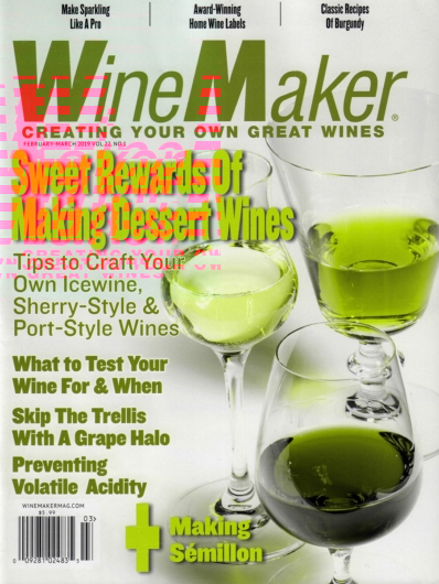 Winemaker February 01, 2019 Issue Cover