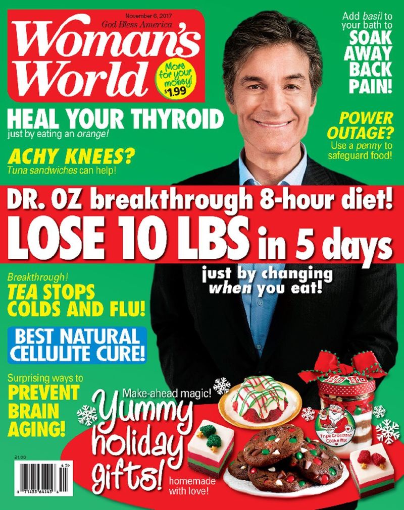 Womans-World November 06, 2017 Issue Cover