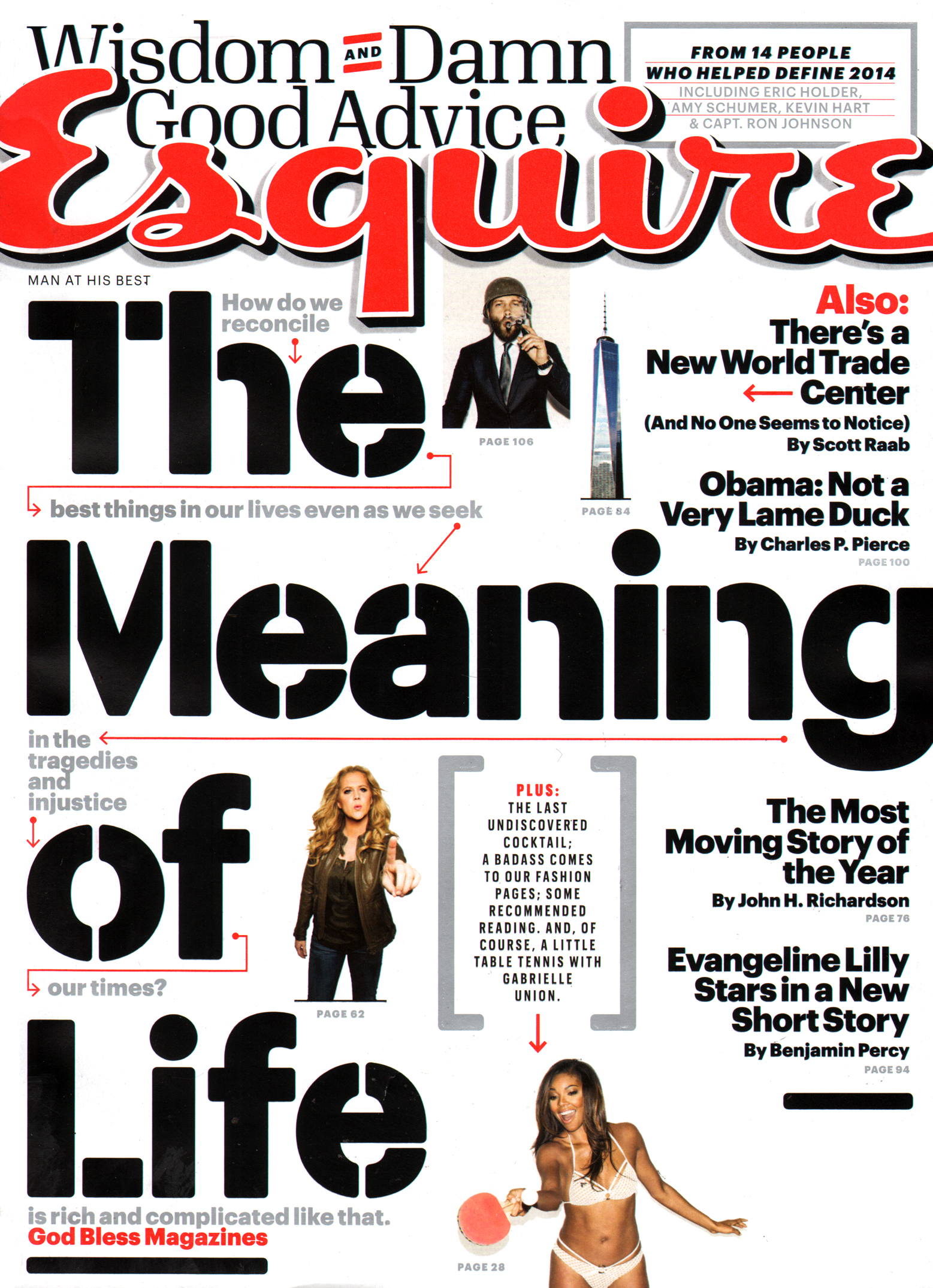 Esquire January 01, 2015 Issue Cover