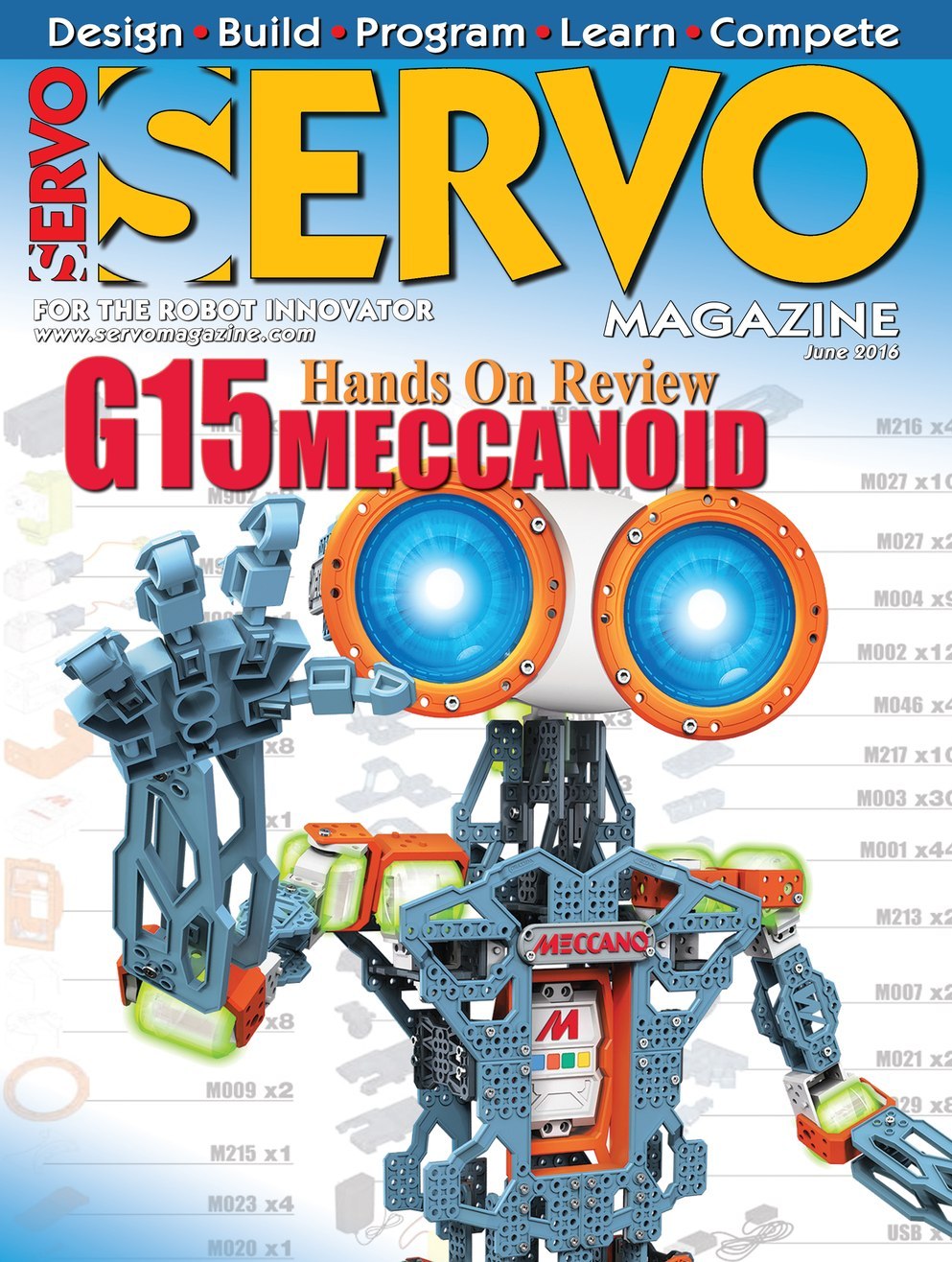 Servo-Magazine June 01, 2016 Issue Cover