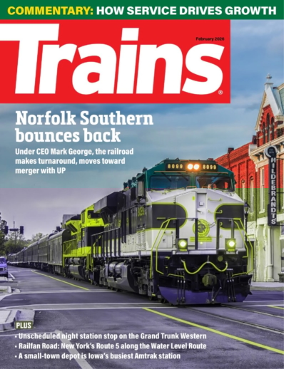 Trains February 01, 2026 Issue Cover