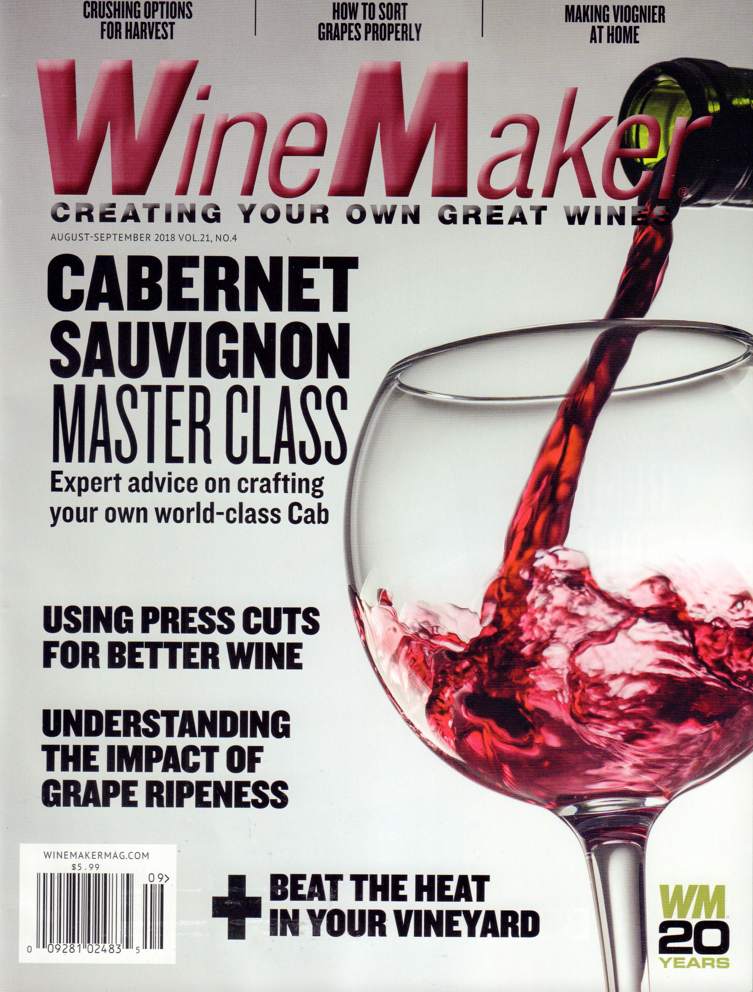 winemaker August 01, 2018 Issue Cover