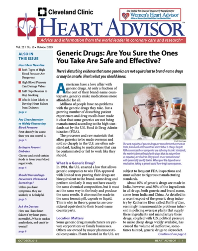 Heart Advisor October 01, 2019 Issue Cover