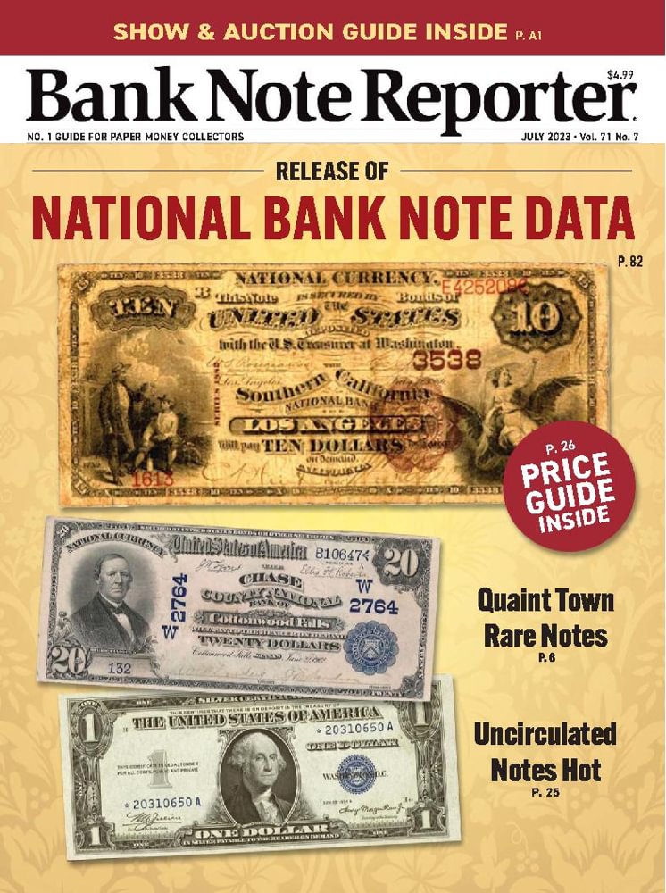 Bank-Note-Reporter July 01, 2023 Issue Cover