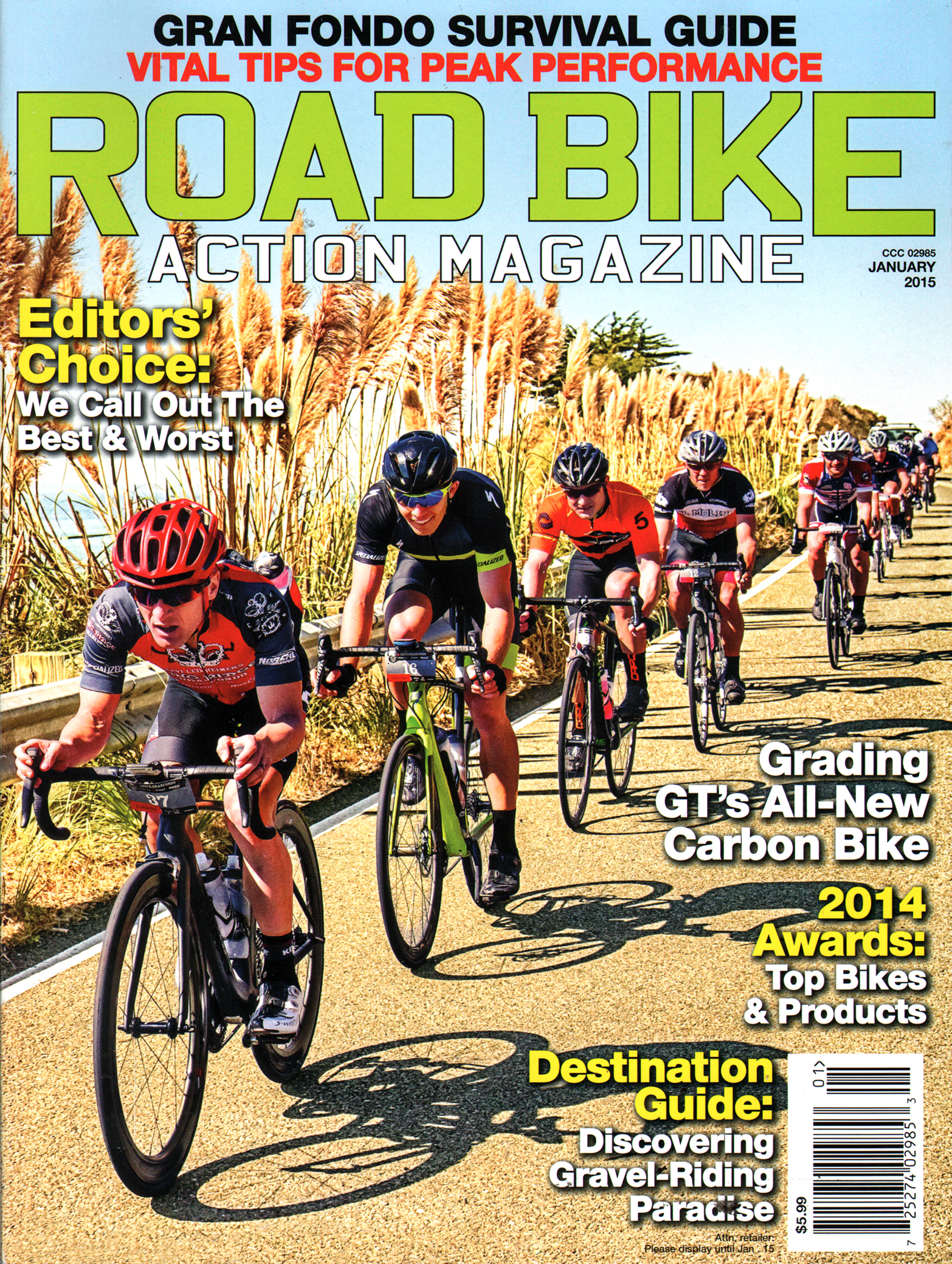 Road-Bike-Action January 01, 2015 Issue Cover
