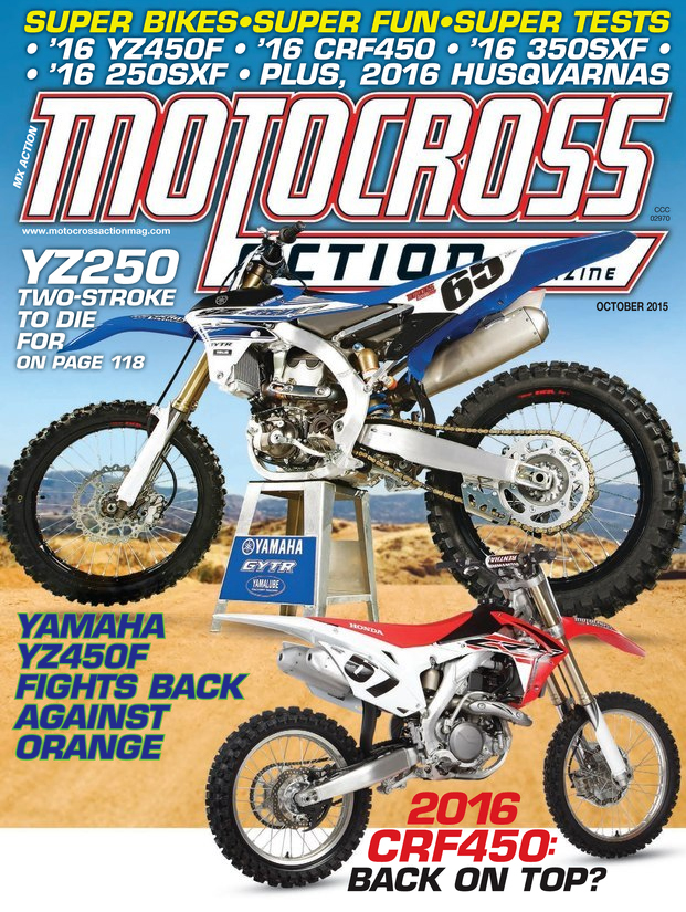 Motocross-Action October 01, 2015 Issue Cover