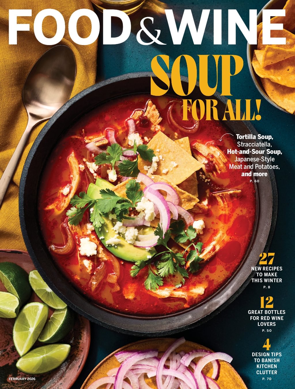 Food & Wine February 01, 2026 Issue Cover