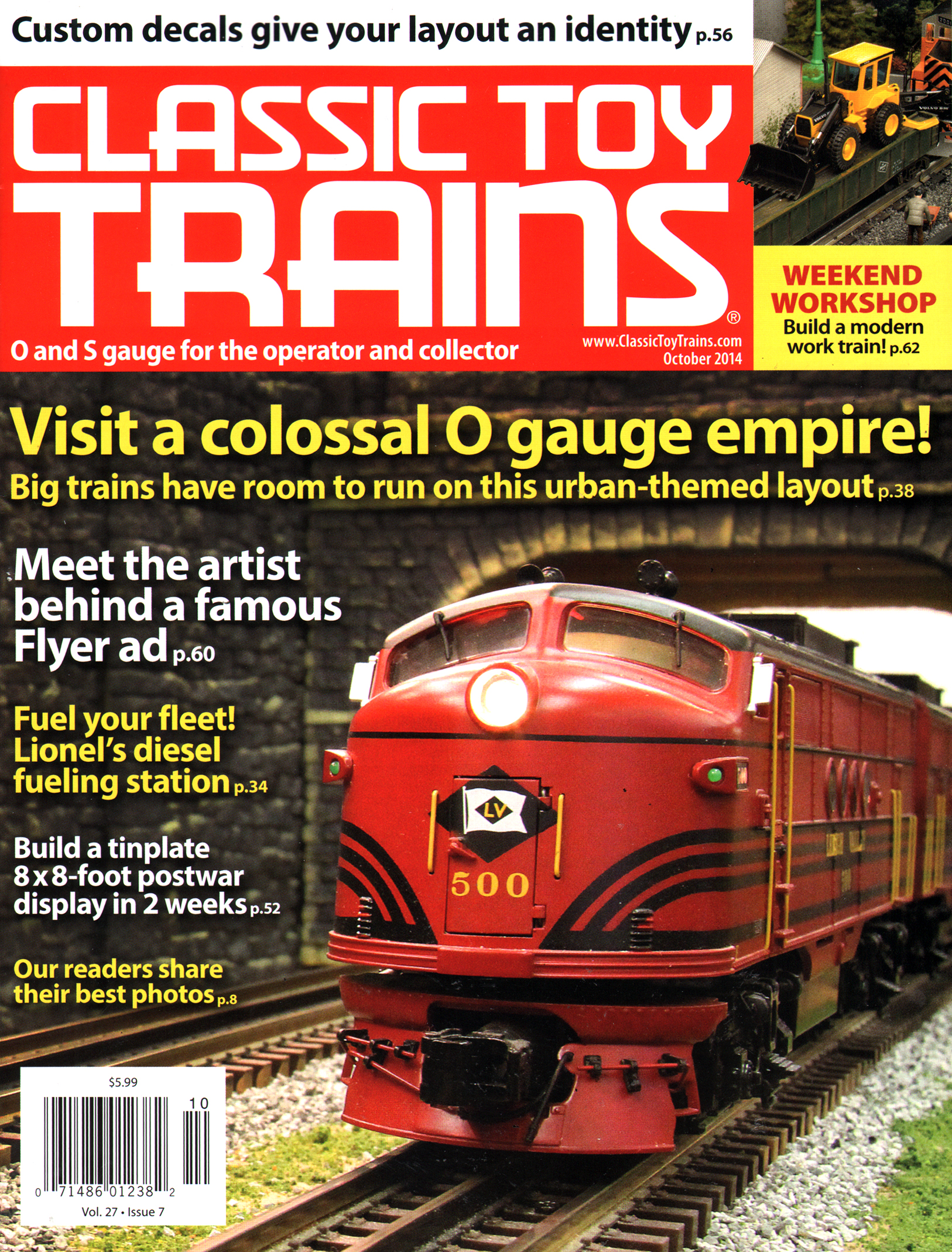 Classic-Toy-Trains October 01, 2014 Issue Cover