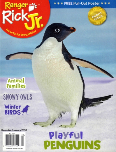 Ranger Rick Jr. December 01, 2017 Issue Cover