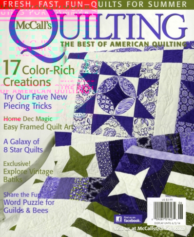 McCall's Quilting May 01, 2014 Issue Cover