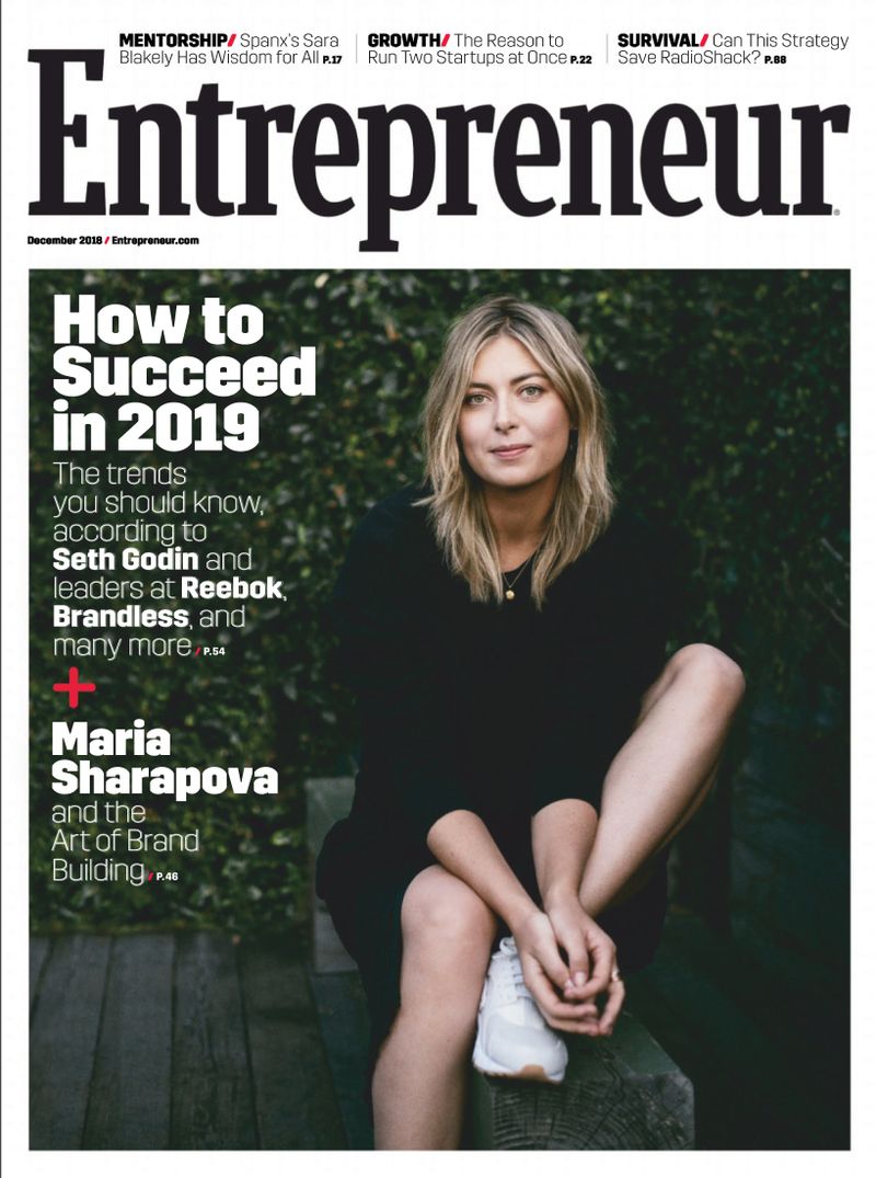 Entrepreneur December 01, 2018 Issue Cover