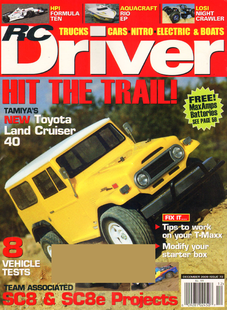 RC-Driver December 01, 2009 Issue Cover