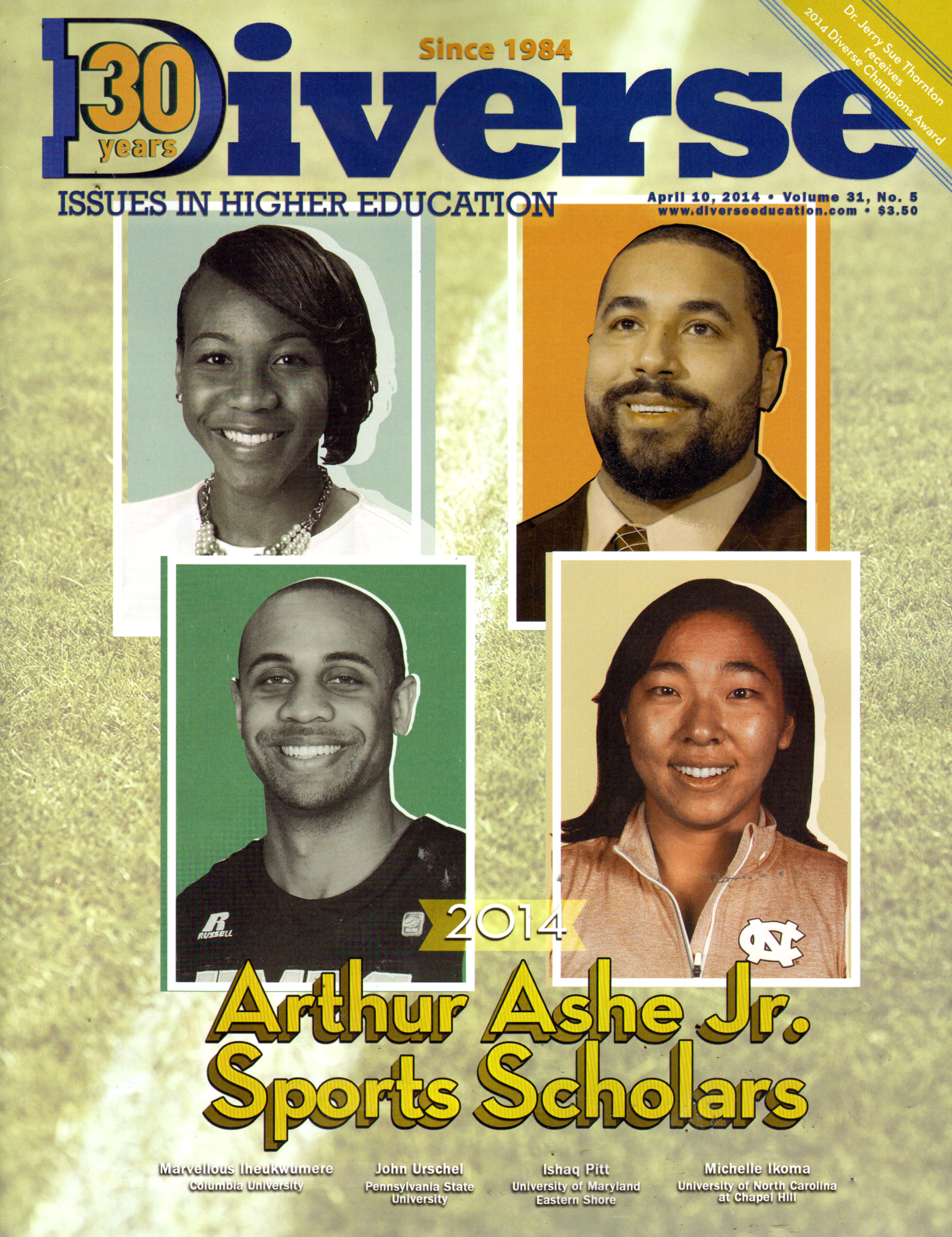 Diverse-Issues-In-Higher-Education April 10, 2014 Issue Cover