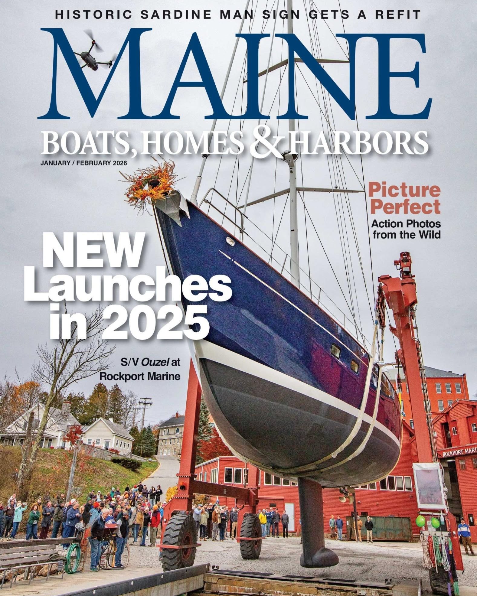 Maine Boats, Homes & Harbors January 01, 2026 Issue Cover
